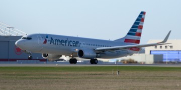 an airplane on the runway