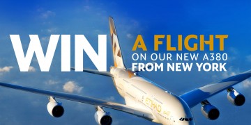 Etihad Airways tickets for two Airbus A380 contest