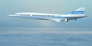 Boom supersonic airplane