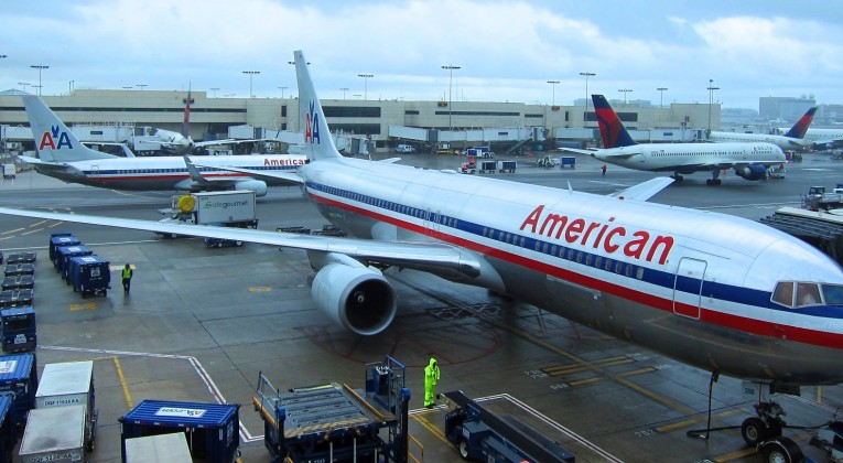American Airlines Flying A Boeing 767 Miami Las Vegas Until