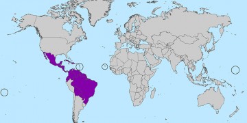 Zika virus map March 2016