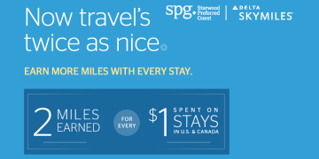 Starwood Preferred Guest and Delta Air Lines promotion Spring 2016