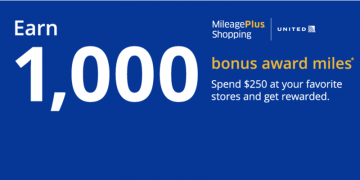 1,000 bonus award MileagePlus miles summer 2016