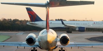 Delta Air Lines aircraft tails