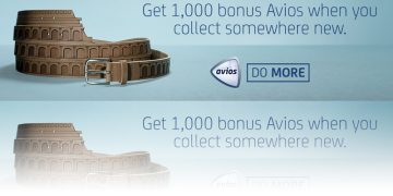 1,000 Avios promotion Fall 2016