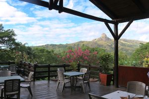 Breakfast at Mantenga Lodge in Mbabane, Swaziland