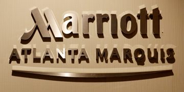 Marriott Atlanta Marquis sign