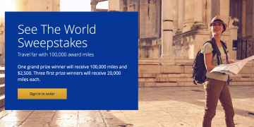 See the World Sweepstakes MIleagePlus