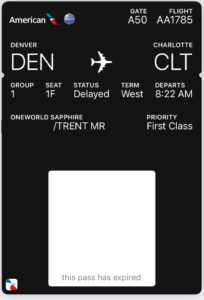 mobile boarding pass