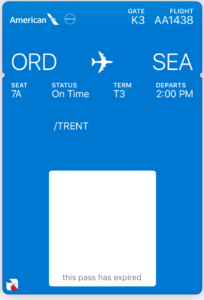 mobile boarding pass