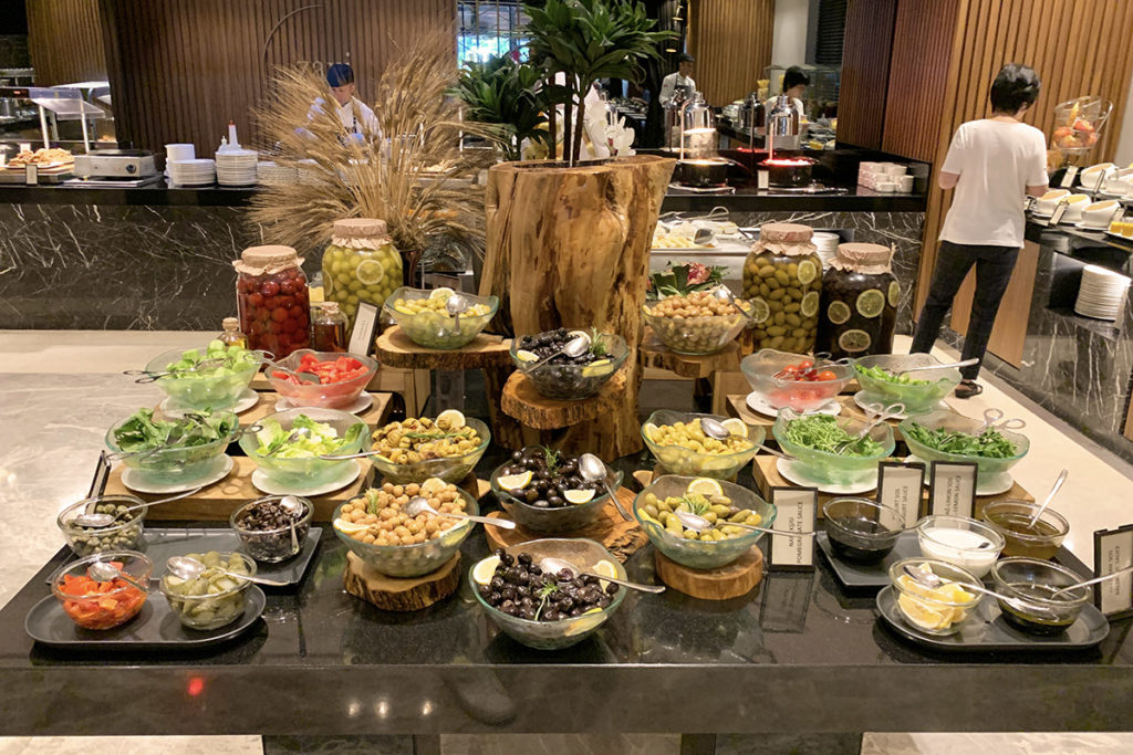 Breakfast buffet at Zaxi Restaurant