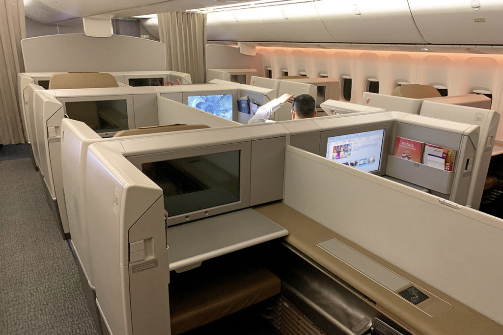 Air China First Class cabin