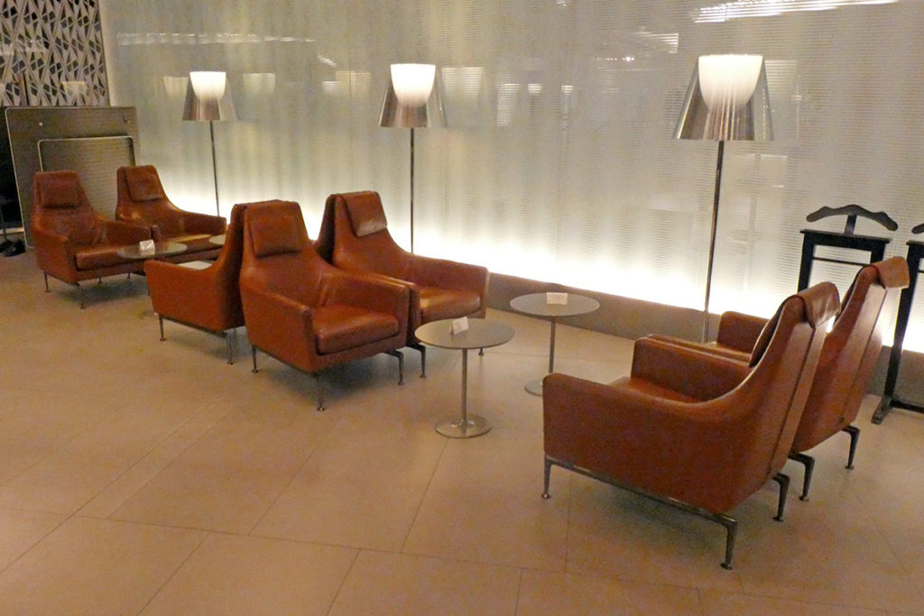 Seating area for passengers requiring assistance