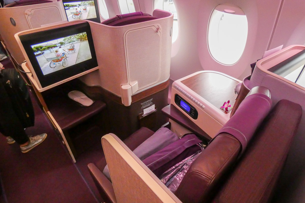 Thai Airways Airbus A350 Business Class From Brussels To Bangkok 1665