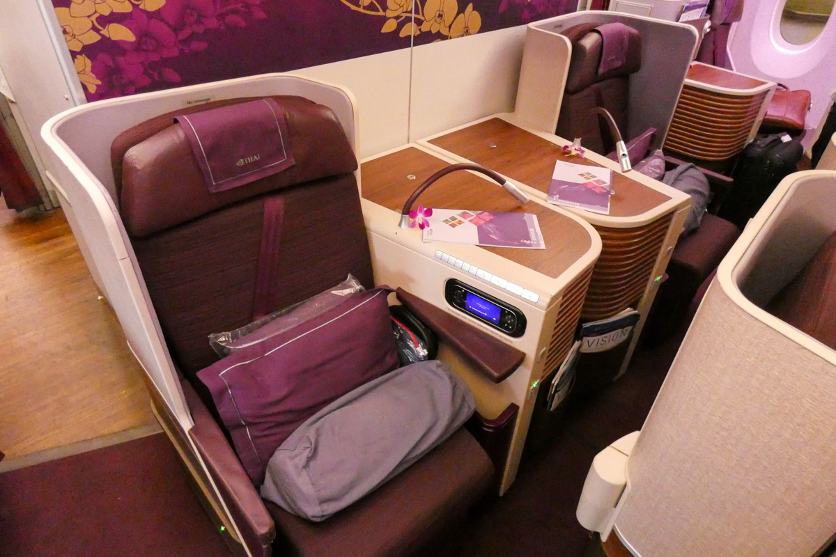 Thai Airways Airbus A350 Business Class From Brussels To Bangkok