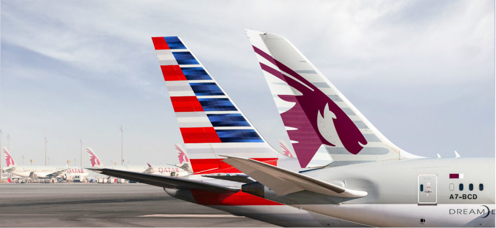 Qatar Airways American Airlines codeshare (Source: Qatar Airways)