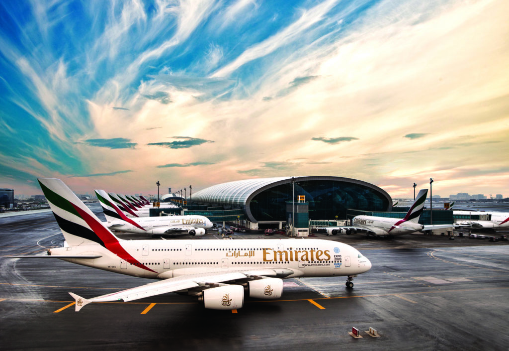 airplanes at an airport