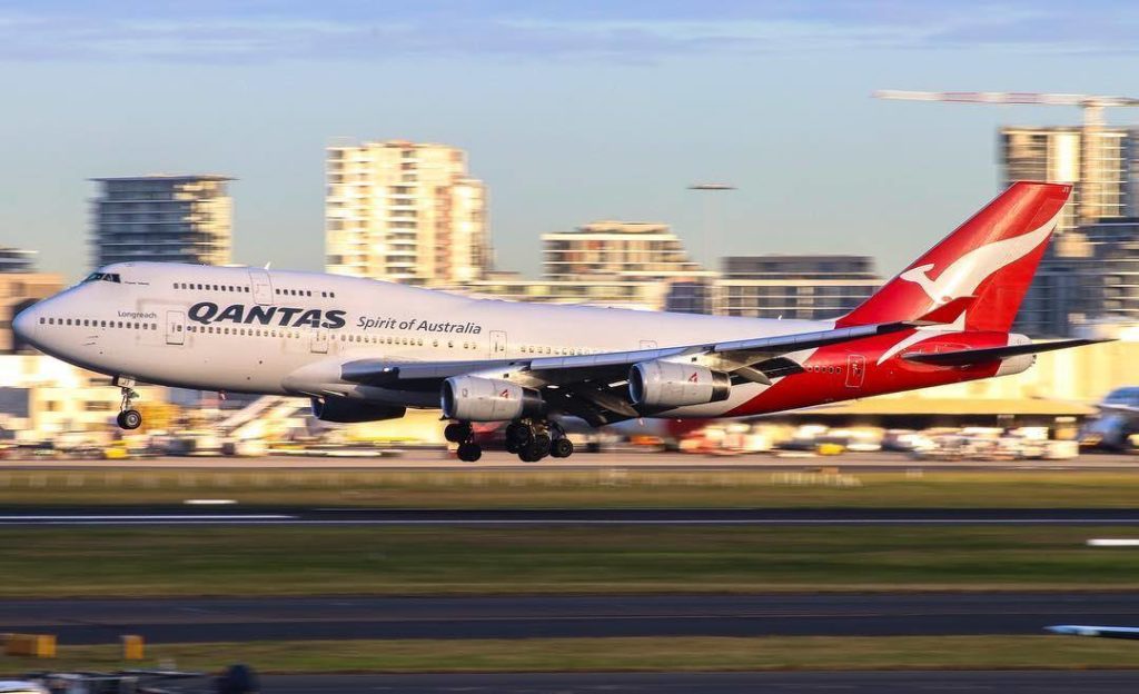 a plane taking off from a runway