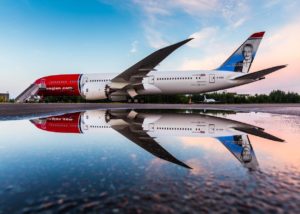 Boeing 787 Dreamliner in Norwegian livery (Source: Norwegian)