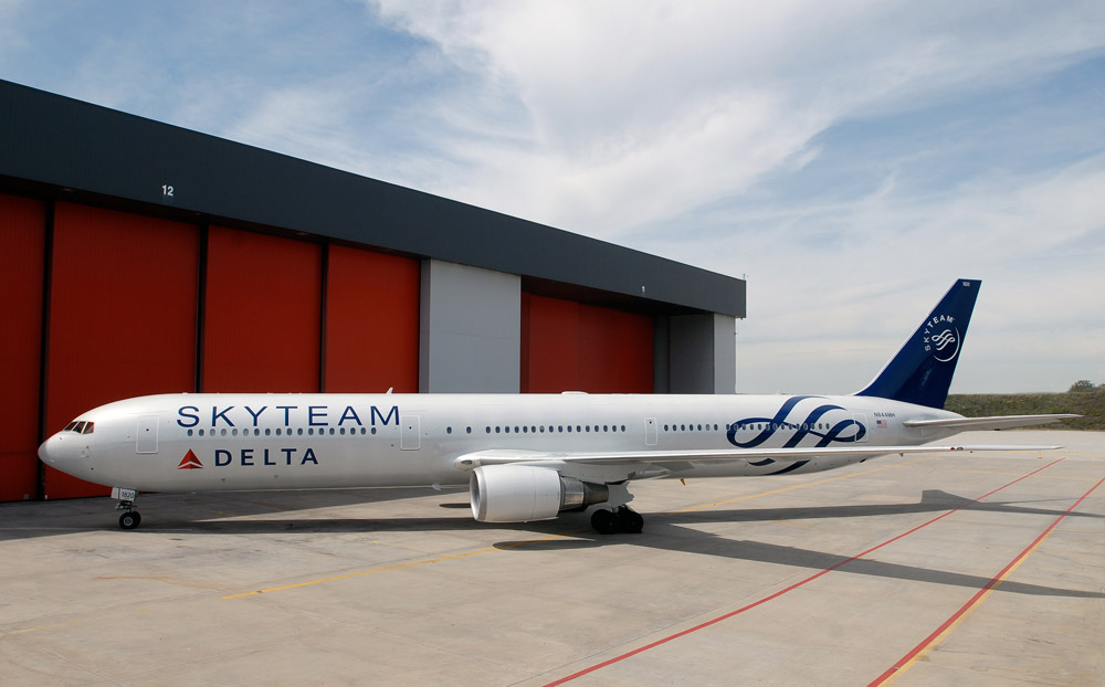 Delta aircraft in SkyTeam livery (Source: SkyTeam)