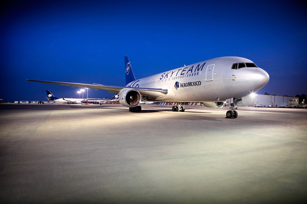 Aeromexico aircraft in SkyTeam livery (Source: SkyTeam)