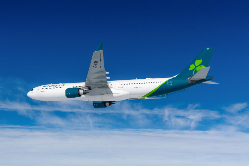 Airbus A330 in Aer Lingus livery (Source: Aer Lingus)