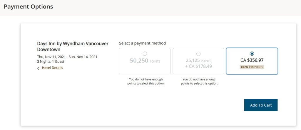 a screenshot of a payment method