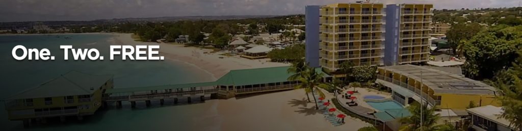 a building on the beach