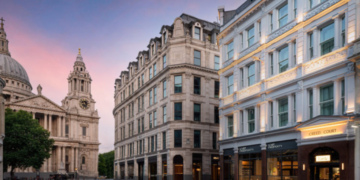 a group of buildings in a city