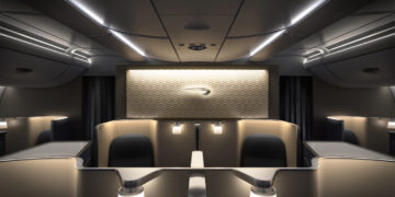 British Airways First Class cabine in Airbus A380 (Source: British Airways)