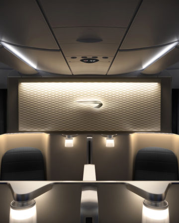 British Airways First Class cabine in Airbus A380 (Source: British Airways)