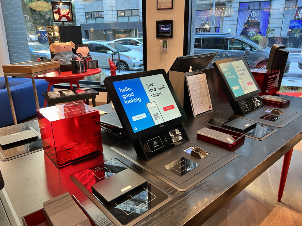 a display of electronic devices on a table